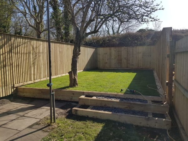 image of last garden fencing project done in cambridge